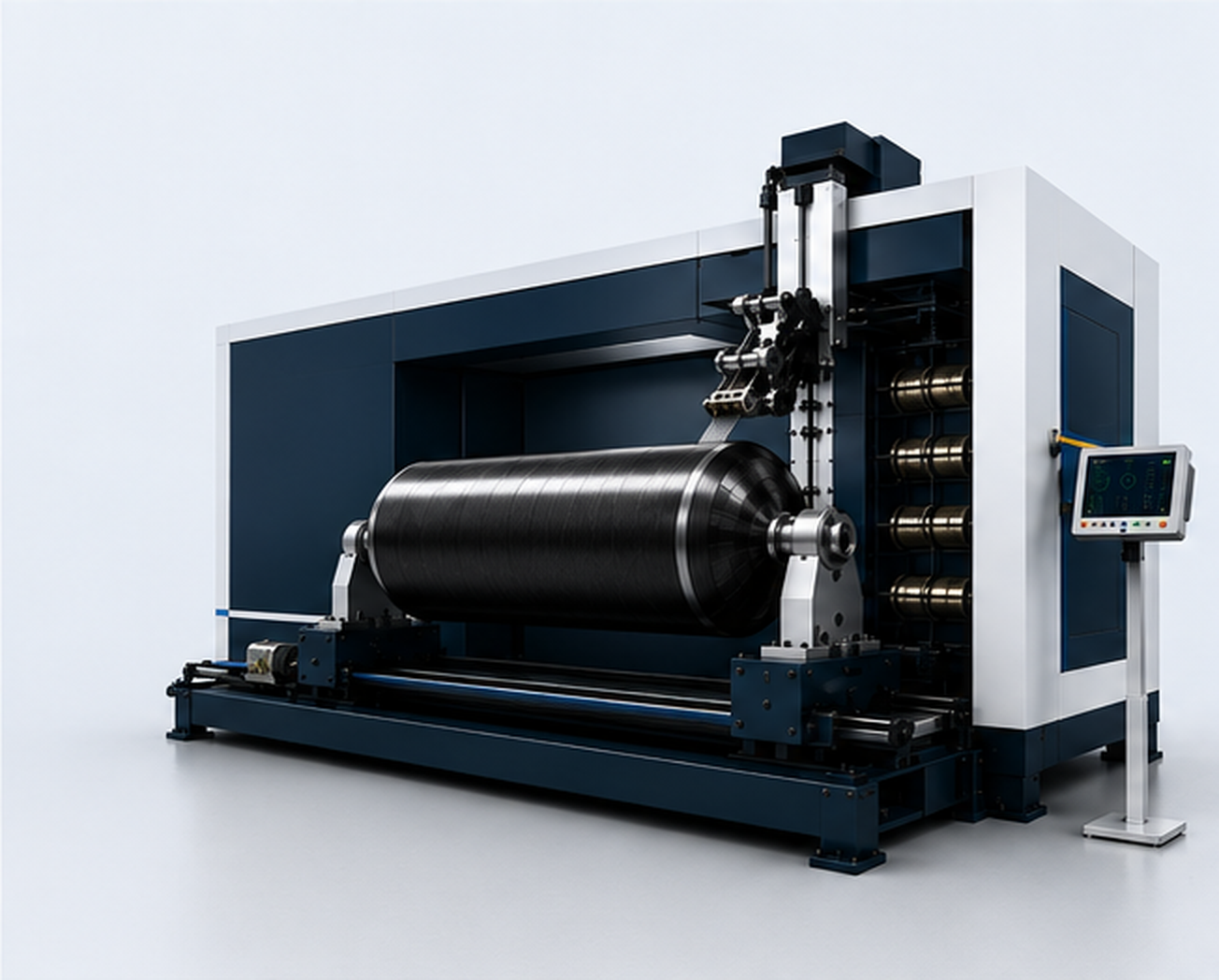 Máquina Hyontech de enrolamento filamentar